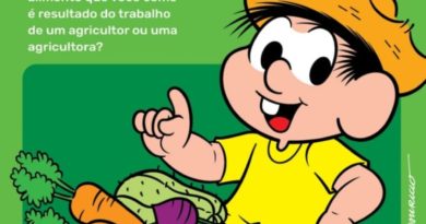 Cartilha da Turma da Mônica defende a agricultura familiar Cartilha da Turma da Mônica defende a agricultura familiar