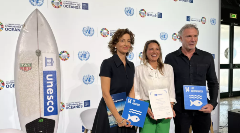 Surfista Maya Gabeira é nomeada embaixadora da Unesco para o oceano e a juventude